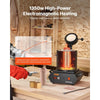 VEVOR Gold Melting Furnace, 1350W, 2102 ℉, PID Digital Electric Melting Furnace with 1 kg and 3 kg Ceramic Crucibles, Insulated Gloves, Crucible Tongs and Tray, for Gold, Silver, Aluminum, Copper
