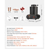 VEVOR Gold Melting Furnace, 1350W, 2102 ℉, PID Digital Electric Melting Furnace with 1 kg and 3 kg Ceramic Crucibles, Insulated Gloves, Crucible Tongs and Tray, for Gold, Silver, Aluminum, Copper