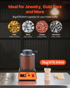 VEVOR electric melting furnace 5kg capacity - suitable for gold, silver, copper, aluminum