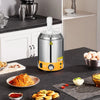 VEVOR Electric Cheese Dispenser with Pump, 2.4L Commercial Hot Fudge Warmer, Plastic Pump Dispenser, 86-230℉ Temp Adjustable Nacho Cheese Sauce Warmer, for Hot Fudge Cheese Caramel