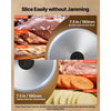 VEVOR Meat Slicer, 7.5" Electric Deli Slicer with 2 SUS420 Blades & 0-0.6" Adjustable Thickness, 200W Home Food-Slicer for Frozen Meat, Ham, Baguett, Steak, UL Approved