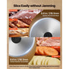 VEVOR Meat Slicer, 8.6" Electric Deli Slicer with 2 SUS420 Blades & 0-0.6" Adjustable Thickness, Dual Security Lock, 200W Home Food-Slicer for Frozen Meat, Ham, Baguett, Steak, ETL Approved