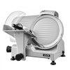 VEVOR Commercial Meat Slicer, 300W Electric Cutter, Removable 10" Carbon Steel Blade and Food Tray, 0-0.47" Adjustable Thickness Food Slicer Machine,for Frozen Meat, Ham, Baguett, Steak, ETL Approved