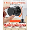 VEVOR Commercial Meat Slicer, 400W Electric Cutter, Removable 12" Carbon Steel Blade and Food Tray, 0-0.59" Adjustable Thickness Food Slicer Machine, for Frozen Meat, Ham, Baguett, Steak, ETL Approved