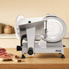 VEVOR Commercial Meat Slicer, 400W Electric Cutter, Removable 12" Carbon Steel Blade and Food Tray, 0-0.59" Adjustable Thickness Food Slicer Machine, for Frozen Meat, Ham, Baguett, Steak, ETL Approved