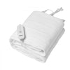 VEVOR Heated Mattress Pad, 54 x 75 in, Full Size Electric Bed Warmer with 1-5 Heat Settings Control, 10-Hour Auto Shut Off, Machine-Wash Breathable Coral Fleece Heating Electric Mattress Sheets, White