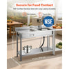 Secure for food contact - NSF certified stainless steel utility sink