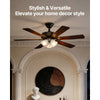 VEVOR Ceiling Fan Light Kit, Three-Light 3000K 750lm Fan Light Kit with Pull Chain, Replacement Fixture for Living Room, Bedroom, Dining Room, Home Decor, Cloud White Glass & Brushed Nickel Finish