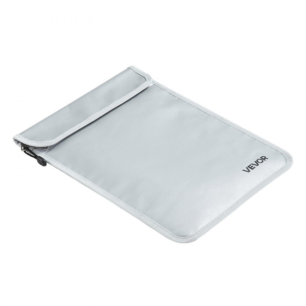 VEVOR Fireproof Document Bag, 2192 ℉ Heat Insulated Fireproof & Waterproof Bag with  Smooth Zipper, Portable File Storage Organizer Home Office Travel Use, for Passports, Important Documents, Files