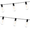 VEVOR LED Outdoor String Lights, 200FT, 2700K Dimmable Outside Patio Lights with 100 ST38 Shatterproof Bulbs E12 Socket Base, Waterproof Hanging Lights for Porch Backyard Garden Balcony Party Decor