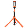 VEVOR LED Work Light with Stand, 13.2Ah, Rechargeable Cordless Camping Light, with 3 Lamp Heads, Detachable Tripod Stand, 2200 Lumens 3000K-6500K Dimmable, Portable Construction Lighting for Job Site