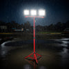 VEVOR LED Work Light with Stand, 21000 Lumens, Three-Head Portable Camping Light with Individual Switch, Tripod Stand, 10.83 ft Power Cord, for Indoor Outdoor Job Site Construction, IP65 Waterproof
