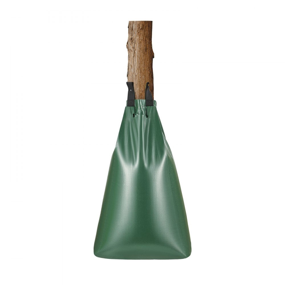VEVOR Tree Watering Bag, 4 Packs 20 Gallons Watering Bags for New Trees, 5-9 Hours Slow Release Refillable Tree Drip Irrigation Bags with Zipper, Durable Tree Watering System for Deep Root Targeting