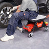 VEVOR Mechanics Stool, 300 LBS Capacity Rolling Mechanic Seat with 4" Wheels, with Three Slide Out Tool Trays and Drawer, Heavy Duty Roller Creeper Seat for Home Garage DIY Automotive