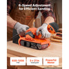 VEVOR 7A Belt Sander 3" x 21" Woodworking Belt Sander 6 Speeds 630-1200 FPM, 2-in-1 Handheld & Benchtop Sanding Machine with 2 Dust Bags, 10PCS Sanding Belts & 2 Clamps for Woodworking Projects