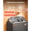 VEVOR Sauna Heater, 2KW AC 120V Electric Sauna Stove, Dry Steam Bath Saunas Stove with Pre-Drilled Bracket, Fit 52.9 to 88.2 CU.FT Saunas Rooms, Steam Bath Stoves for Home, Commercial, Leisure Venues