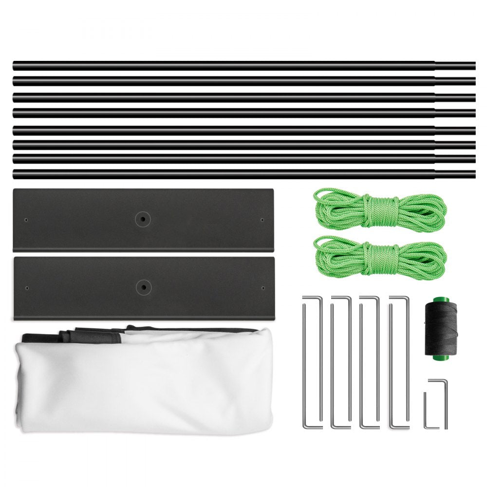 VEVOR Movie Screen with Stand 180inch Portable Projector Screen 16:9 4K HD Wide Angle Outdoor Projector Screen with Stand Easy Assembly with Storage Bag for Indoor and Outdoor Use