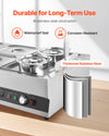 VEVOR electric soup warmer controls and temperature dial