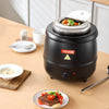 VEVOR Electric Soup Warmer, 10QT Commercial Soup Kettle with 304 Stainless Steel Detachable Insert Pot, 95~176°F Adjustable Temperature, Soup Station for Restaurant and Big Family, Black