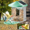 VEVOR Smart Bird Feeder with Camera, 2K HD AI Identify 10000+ Bird Species, Solar-Powered Bird Watching Camera with Auto Capture & Instant Notify, Wireless Outdoor Gift for Bird Lover (3 Solar Panels)