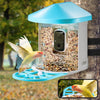 VEVOR Smart Bird Feeder with Camera, 2K HD AI Identify 10,000+ Bird Species, Solar-Powered Bird Watching Camera with Auto Capture & Instant Notify, Wireless Outdoor Ideal Gift for Bird Lovers (Green)