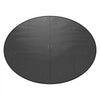 VEVOR 15 Ft Round Pool Cover, Solar Covers for Above Ground Pools, Safety Pool Cover with Drawstring Design, PVC Winter Pool Cover, Waterproof and Dustproof, Black