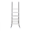 VEVOR Above Ground Pool Ladder, Stainless Steel A-Frame Swimming Pool Stairs for 49.2 in High Wall, 330 lbs Capacity Heavy Duty Entry/Exit Steps with Secure Non-Slip 4 Steps and Platform, Silver