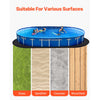 VEVOR Oval Pool Liner Pad, 12 x 24 ft Pool Liner Pad for Above Ground Swimming Pools, Extra-Thick Pool Mat, Prevents Punctures, Recycled Geotextile Material Underlayment Pad, Extend Liner Life