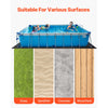 VEVOR Rectangle Pool Liner Pad, 12 x24 ft Pool Liner Pad for Above Ground Swimming Pools, Extra-Thick Pool Mat, Prevents Punctures, Recycled Geotextile Material Underlayment Pad, Extend Liner Life
