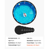 VEVOR 24ft Round Pool Liner Pad, Pool Liner Pad for Above Ground Swimming Pools, Extra-Thick Pool Mat, Prevents Punctures, Recycled Geotextile Material Underlayment Pad, Extend Liner Life