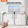 VEVOR Automated TV Elevator for Up to 50" Screens, 28" Stroke with Adjustable Height from 38" to 65", Remote Controlled, Supports up to 132 lbs