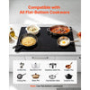 VEVOR Electric Cooktop 30inch 4 Burners Stove Top 7000W 220V No Plug, Ceramic Built-in Radiant Electric Stove , with 9 Power Levels, Timer, Child Lock, Over-Heat Guard, Touch Control