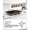 VEVOR Electric Cooktop 30inch 4 Burners Stove Top 7000W 220V No Plug, Ceramic Built-in Radiant Electric Stove , with 9 Power Levels, Timer, Child Lock, Over-Heat Guard, Touch Control