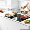VEVOR Electric Cooktop 30inch 4 Burners Stove Top 7000W 220V No Plug, Ceramic Built-in Radiant Electric Stove , with 9 Power Levels, Timer, Child Lock, Over-Heat Guard, Touch Control