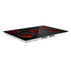 VEVOR Electric Cooktop 30inch 5 Burners Stove Top 8900W 220V No Plug, Ceramic Built-in Radiant Electric Stove , with 9 Power Levels, Timer, Child Lock, Over-Heat Guard, Touch Control