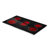VEVOR Electric Cooktop 36inch 5 Burners Stove Top 8900W 220V No Plug, Ceramic Built-in Radiant Electric Stove , with 9 Power Levels, Timer, Child Lock, Over-Heat Guard, Touch Control