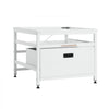 VEVOR Laundry Pedestal, 23 in Height, 29 x 29 in Washer and Dryer Pedestals with Pull-out Tray and Storage Space, 700 lbs Load Capacity, Non-Slip Feet Washing Machine Stand Universal Fit, White