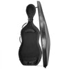 VEVOR 4/4 Full Size Cello Case, Composite Carbon Fiber, Lightweight Portable Travel Carrying Bag, with Plush Lining, Dual Shoulder Straps, Anti-Scratch, Professional Cello-Shape, for Cello, Black