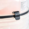 VEVOR Cyclone Dust Separator Kit, 5 Gallon Bucket 2 in O.D. Dust Collector, for Woodworking and Shop Wet/Dry Vacuums, with 3 ft PU Connection Hose, Elbow Adapter, Portable Casters, Translucent PP