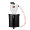 VEVOR Cyclone Dust Separator with Metal Tank, 4" Retrofit Cyclone Separator for Dust Collectors, ABS Dust Deputy With 2" Hole O.D. Connector & Hose for Wet/Dry Shop Vacuums, Fits 13.21 Gallon Tank