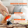 VEVOR Carpet Trimmer with Shearing Guide, 200W Electric Speed Adjustable Rug Carver, Wooden Handle Carpet Carving Clippers, Tufting Shears with 2 Blades, for Handmade Rug Cleaning and Tufted Rug