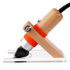 VEVOR Carpet Trimmer with Shearing Guide, 200W Electric Speed Adjustable Rug Carver, Wooden Handle Carpet Carving Clippers, Tufting Shears with 2 Blades, for Handmade Rug Cleaning and Tufted Rug