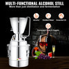 VEVOR Water Alcohol Distiller, 8 Gal/30 L, 304 Stainless Steel Still with 6-Lap Coil & Exhaust Port, Home Distillery Kit with Thermometer Pump, Oxygen-Free Steaming for Purer Whiskey Brandy Essential