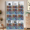 VEVOR Media Storage Cabinet, 9-layer DVD Shelf Holds up to 756 CDs, Adjustable CD Shelves 27 Compartments, Protects & Organizes Music, Movie, Video Games or Memorabilia Collections,White