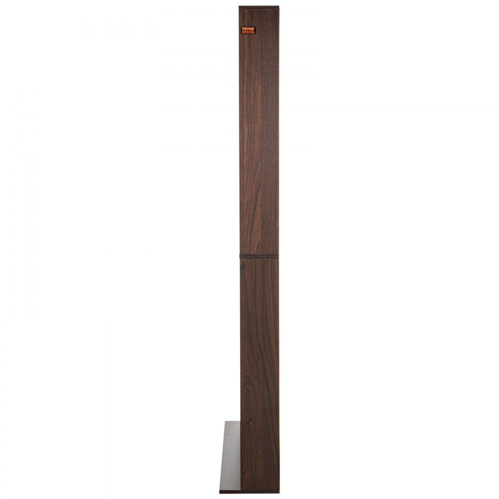 VEVOR Media Storage Cabinet, Adjustable DVD Cabinet, CD Storage Holds up to 1080 CDs, Protects & Organizes Music, Movie, Video Games or Memorabilia Collections-Espresso
