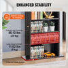 VEVOR Media Storage Cabinet, 5-layer DVD Shelf Holds up to 240 CDs, Adjustable CD Shelves, Protects & Organizes Music, Movie, Video Games or Memorabilia Collections, Espresso