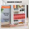 VEVOR Media Storage Cabinet, 5-layer DVD Shelf Holds up to 240 CDs, Adjustable CD Shelves, Protects & Organizes Music, Movie, Video Games or Memorabilia Collections, White