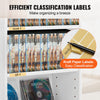 VEVOR Media Storage Cabinet, 5-layer DVD Shelf Holds up to 240 CDs, Adjustable CD Shelves, Protects & Organizes Music, Movie, Video Games or Memorabilia Collections, White