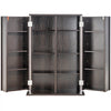 VEVOR Media Storage Cabinet, DVD Cabinet with Doors and Shelves, CD Storage Holds up to 576 CDs, Adjustable DVD Shelf, Protects & Organizes Music, Movie, Video Games or Collections-Espresso