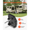 VEVOR RV Fifth Wheel Landing Gear Box 276602, Universal Mount Steel Gearbox Compatible with Lippert Venture, Atwood, Stromberg Carlson Landing Gear Systems, Replace LG-179015, Adjustable Height, Black